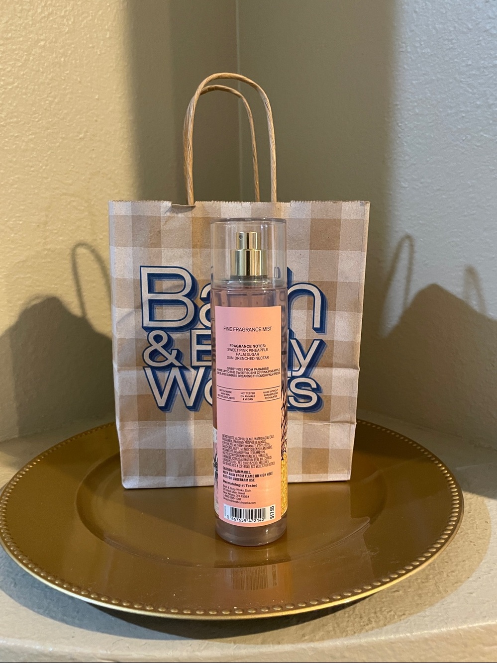 Bath & Body Works Costa Rica Pink Pineapple Sunrise Fragrance Mist-8 oz bottle - Picture 7 of 9